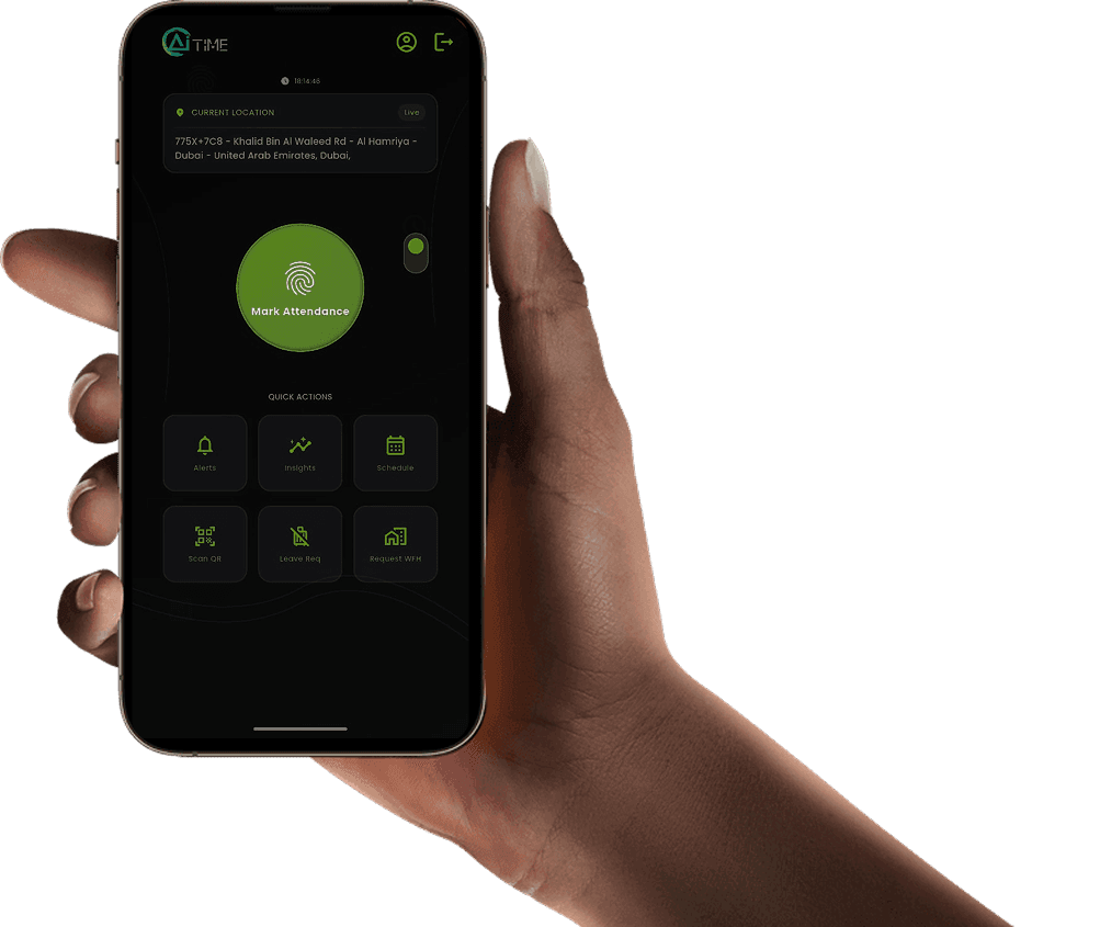 AiTIME mobile app hero