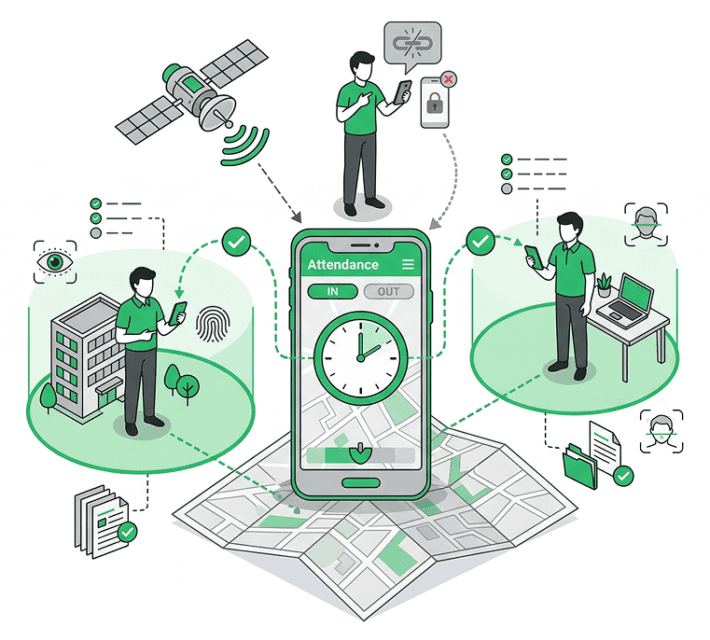Real-time attendance tracking Dubai — AiTIME