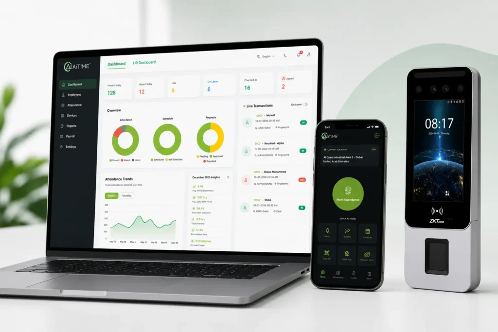 Advanced Biometric Attendance for UAE