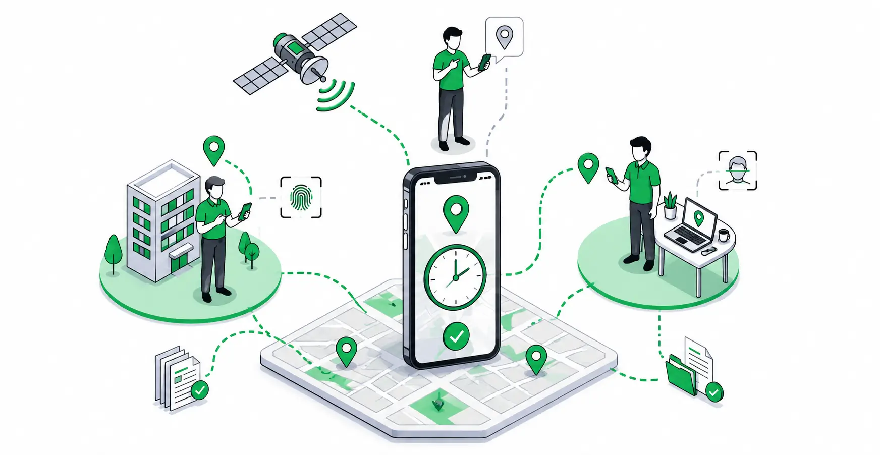 Geofencing Attendance Software Oman — AiTIME