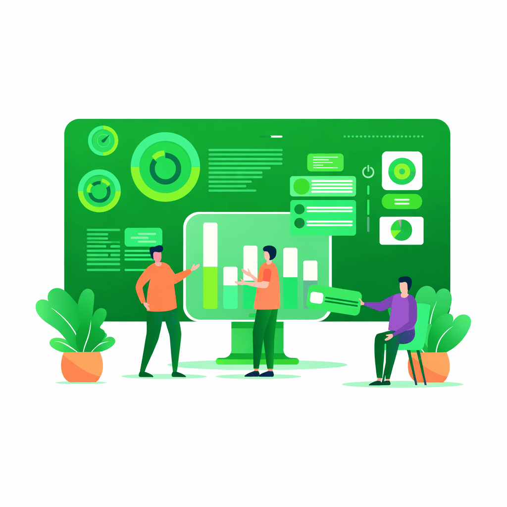 HR team analyzing attendance and workforce data using ZKTeco compatible software with real-time dashboards and reports.