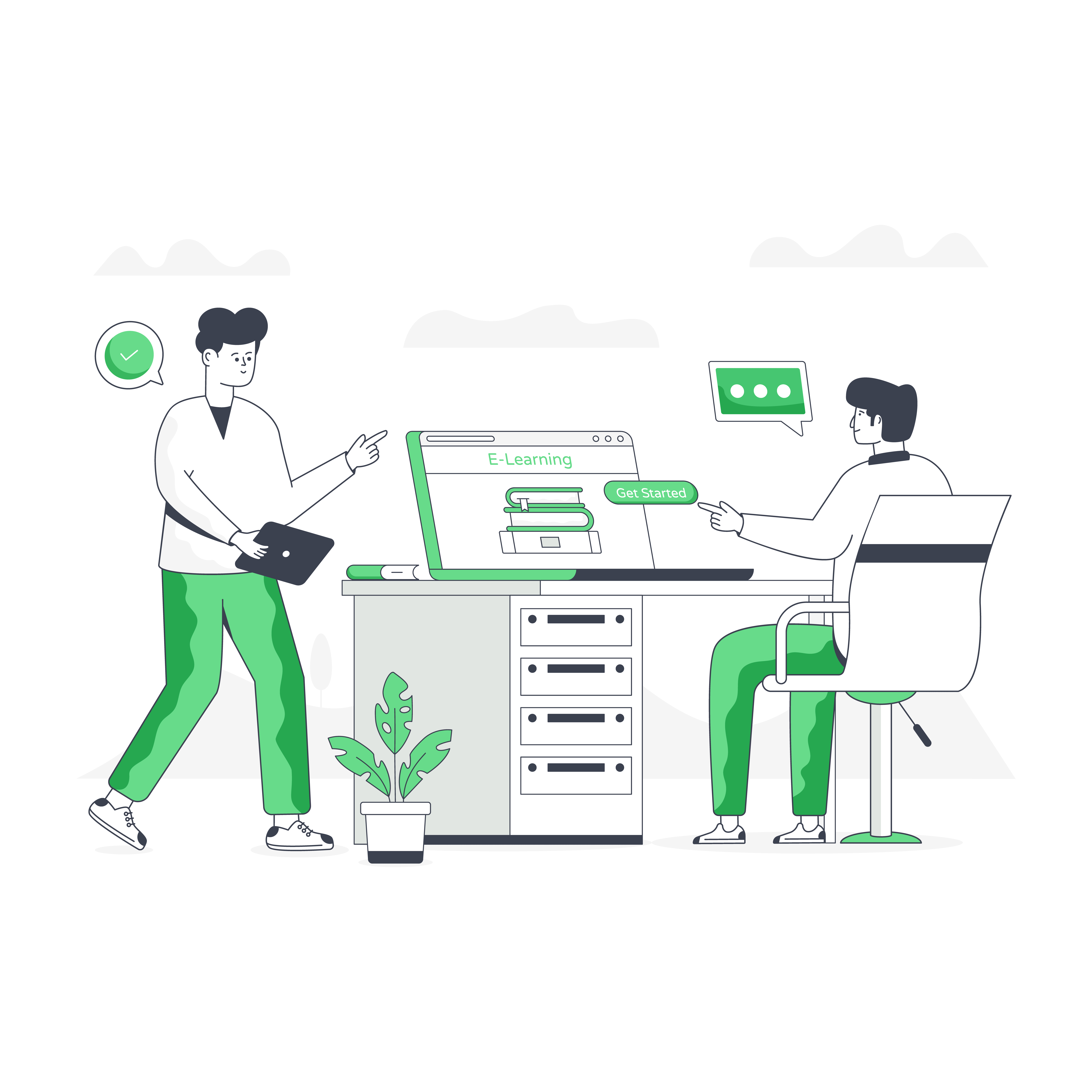 Employees using the best HR software in Dubai for online training, onboarding, and skill development through an e-learning platform.