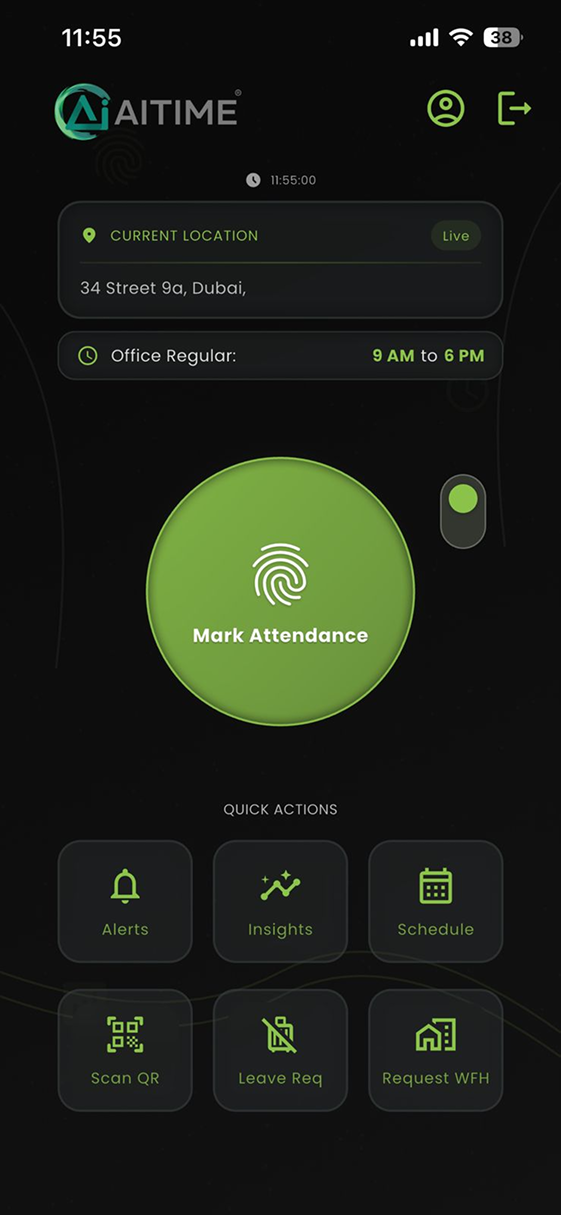 mobile attendance mobile app - aitime